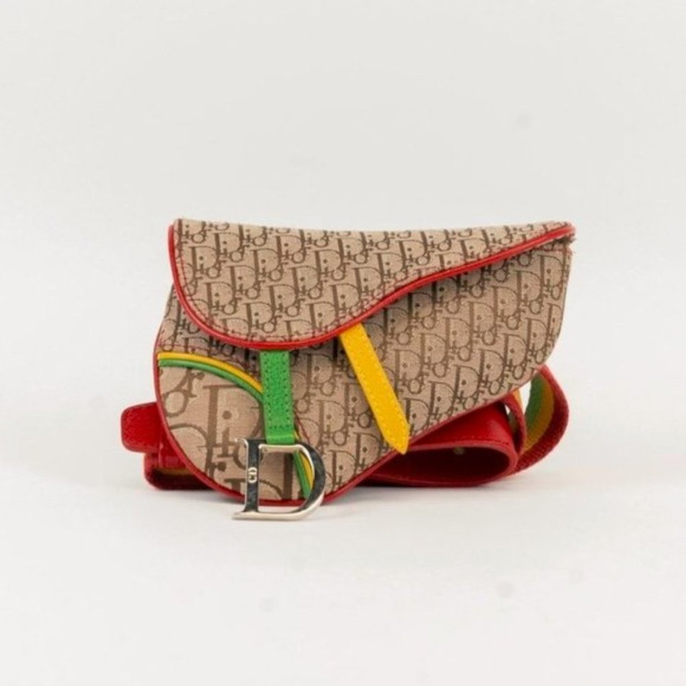 Dior Rasta Trodder Saddle Belt Bag